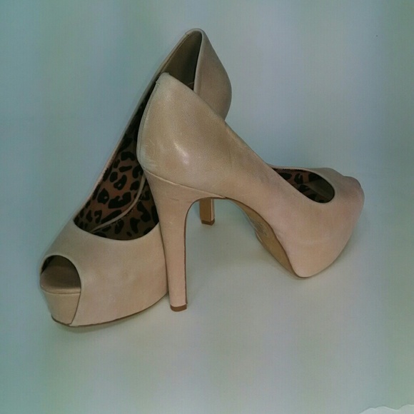 Jessica Simpson Carri Peeptoe Platform Pump Heels