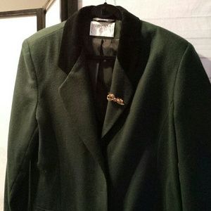 Hunter green Wool blazer