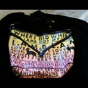 Hot multicolored L.A.M.B. purse