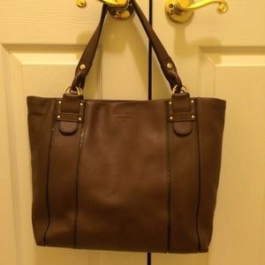 Kate Spade burgundy leather tote