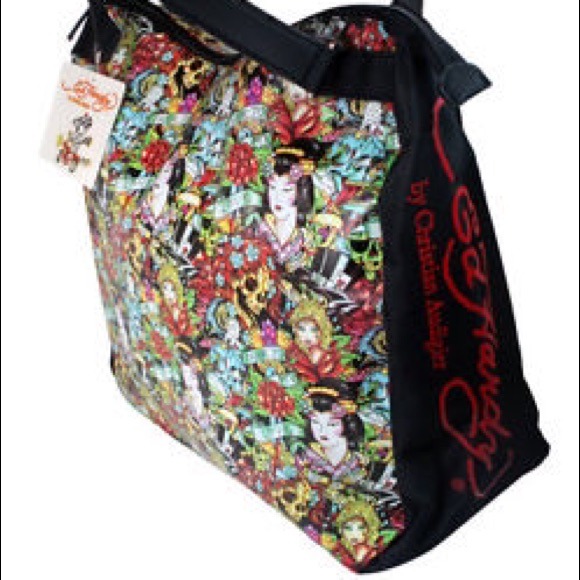 Authentic ED HARDY Tote