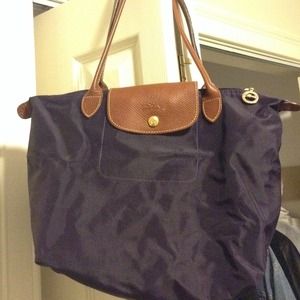 Dark Purple Longchamp Purse