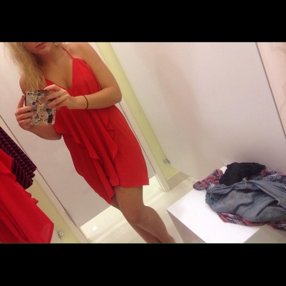 Red dress that you can dress up or down!