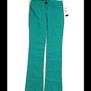B. Wear trouser pants size 15 emerald green