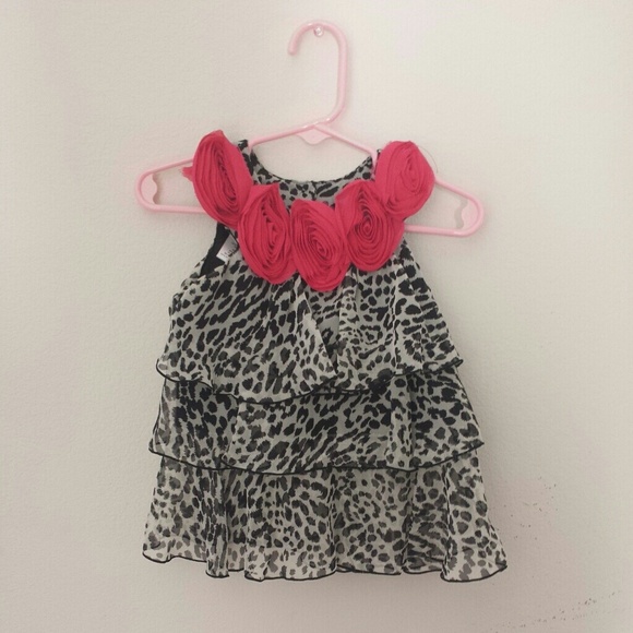Animal print baby top