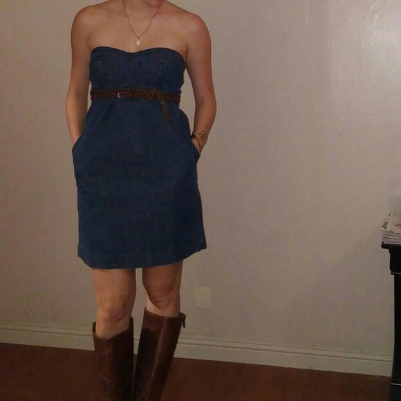 🚫Sold in bundle🚫Denim Dress - Picture 2 of 3