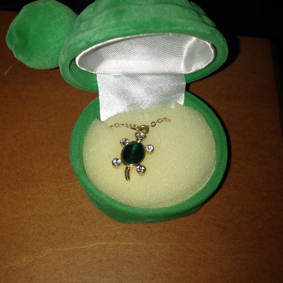 Turtle necklace, with case. - Picture 1 of 3