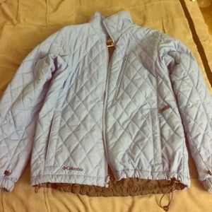 Baby blue Columbia jacket!