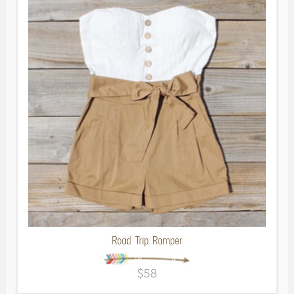 🌿Road Trip Romper - Picture 5 of 5