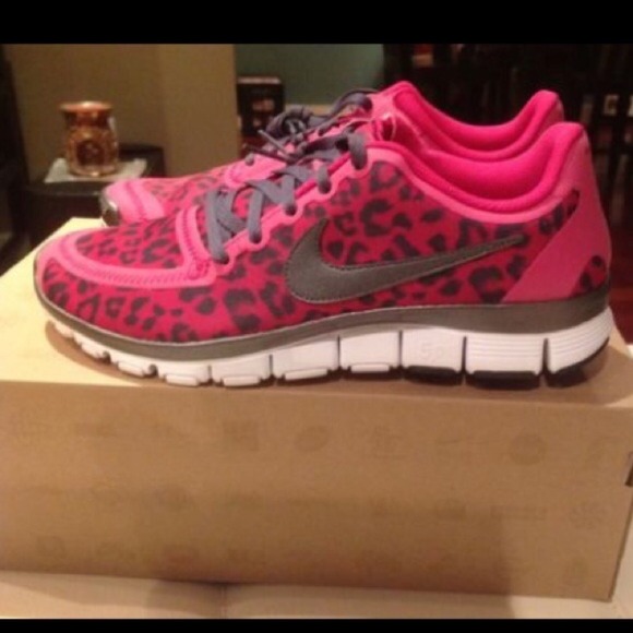 HOLD!!!Pink Cheetah Nikes