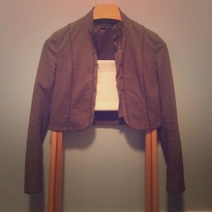 Theory Crop Army Blazer - size 6
