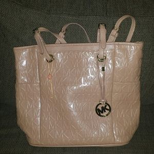 Michael Kors tan handbag
