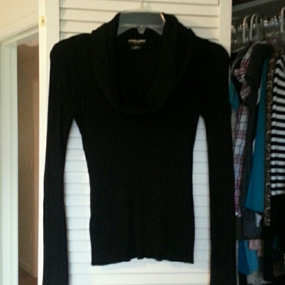 Guess black cowlneck sweater size M