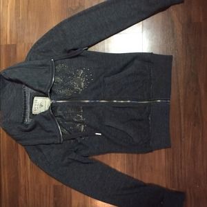 Guess zip up sweatshirt