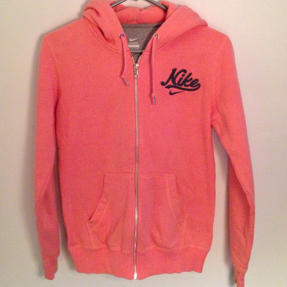 Nike Coral Zip-Up Hoodie
