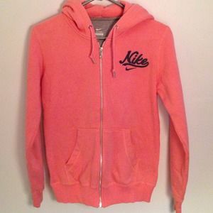 Nike Coral Zip-Up Hoodie