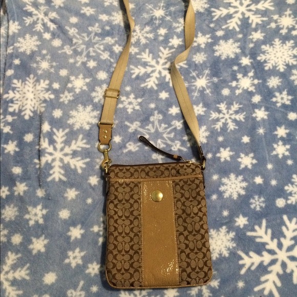 Coach cross body purse