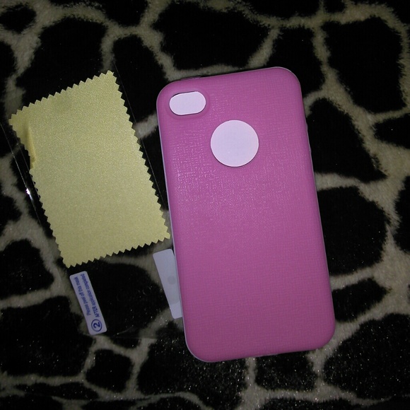 iPhone 4/4s Phone Case W/Screen Protector - Picture 2 of 2