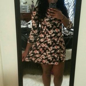 Floral print dress
