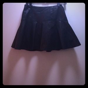 Leather skirt