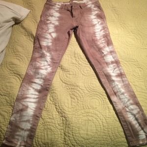 Bleached jeggings