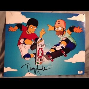 Authentic Tony Hawk Autograph with GAI COA