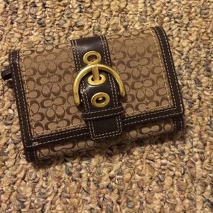 Authentic coach wallet