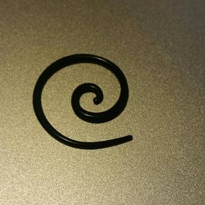 Single spiral gauge acrylic