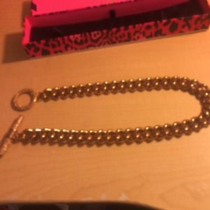 Juicy couture rose gold chain