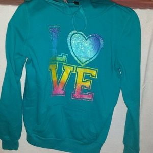 Hard Candy "Love" hoodie.