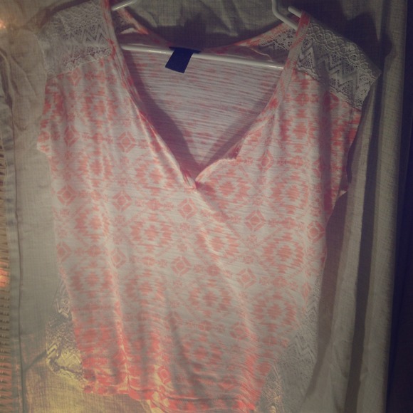 Pink Lace Tribal T-Shirt