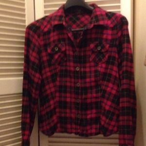 Flannel button down shirt