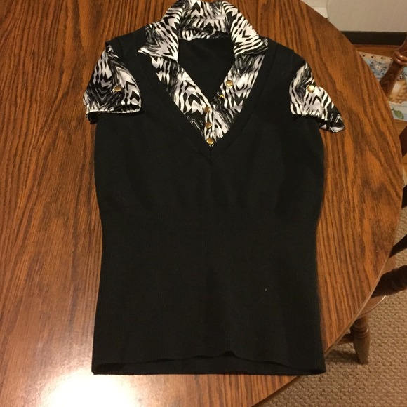 Bebe layered look top