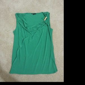 Green blouse