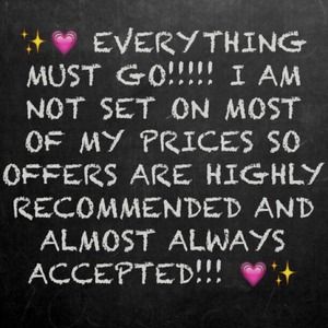 everything in my closet