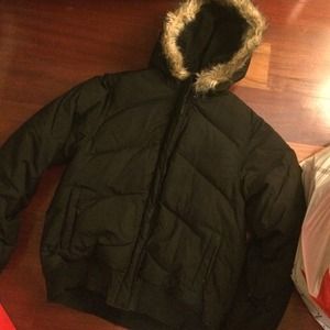 Black puffer jacket in great condition