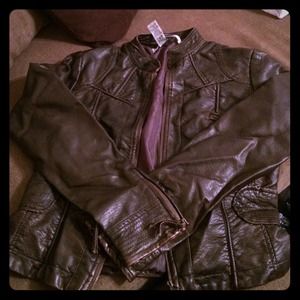 Max Studio Leather Jacket
