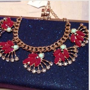 👀Ruby statement necklace👀