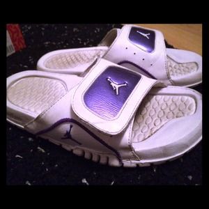 REDUCED!!! Purple JORDAN slides