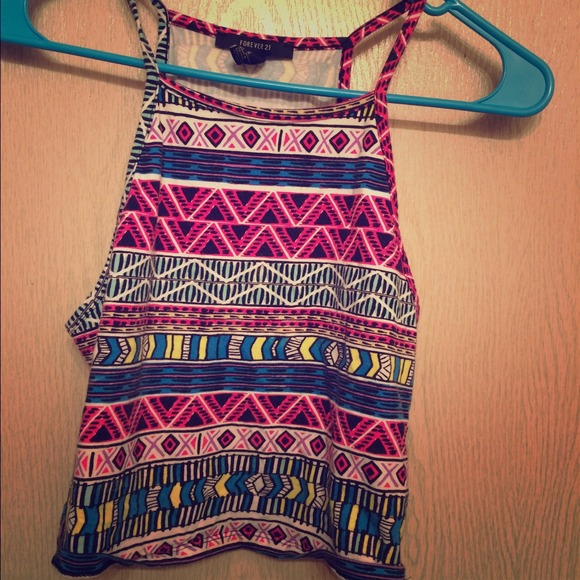 Colorful crop top
