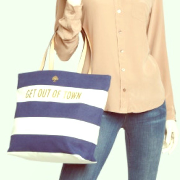 NWT! Kate Spade "Get Out of Town" Tote!