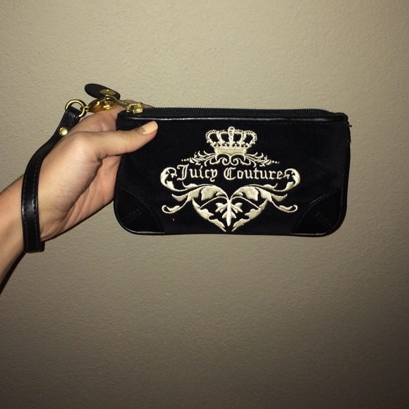 black juicy couture wristlet new with out tags