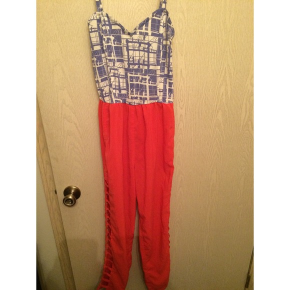 Rehab cut out jumpsuit