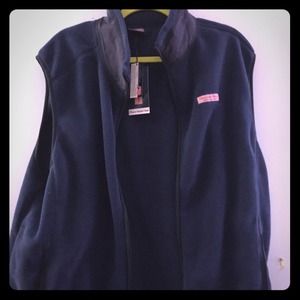 Men's vineyard vines harbor fleece vest