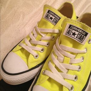 Electric Yellow Converse , Condition 9/10