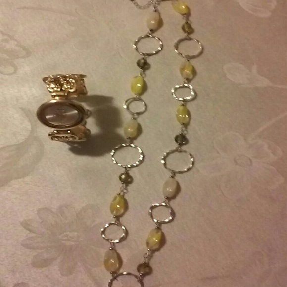 Geneva Watch and Necklace - Picture 4 of 4