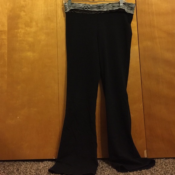 Slightly worn justice yoga pants