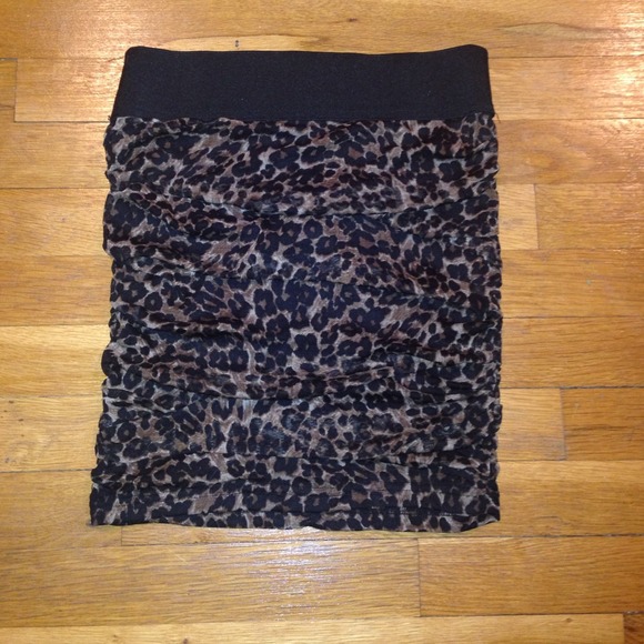 Tight mini pencil skirt