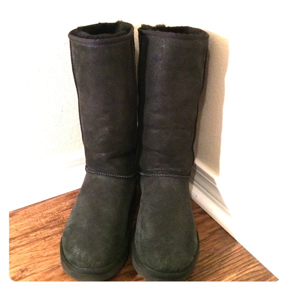 🔴Sold🔴Black UGG with little shine🅿️🅿️ - Picture 1 of 4