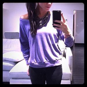 American Apparel Lavender Pullover